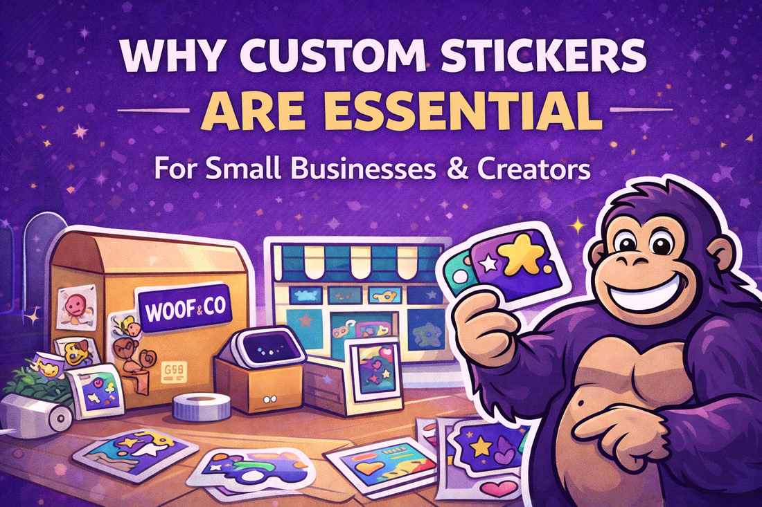 Why Custom Stickers Are Essential for Small Businesses & Creators