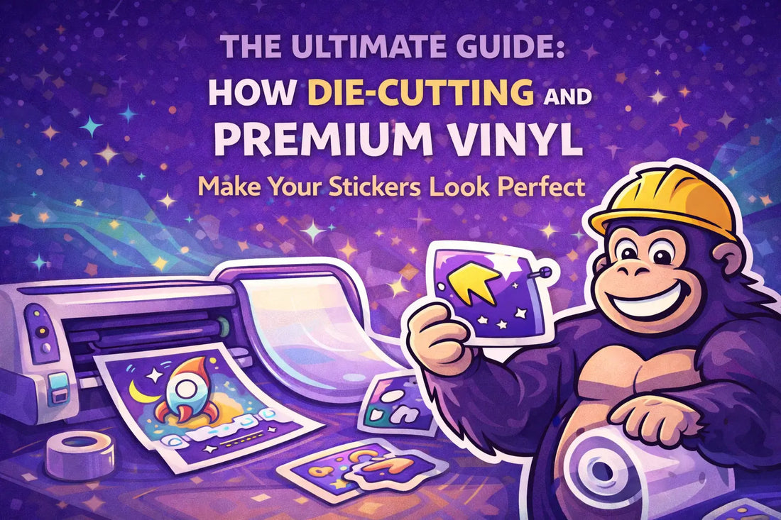 The Ultimate Guide: How Die-Cutting and Premium Vinyl Make Your Stickers Look Perfect