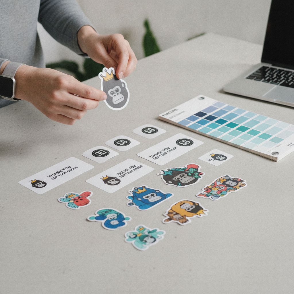 Pantone-Locked Brand Kits: The E-Commerce Founder's Playbook for Visual Consistency | StickerGorillas Factory Direct