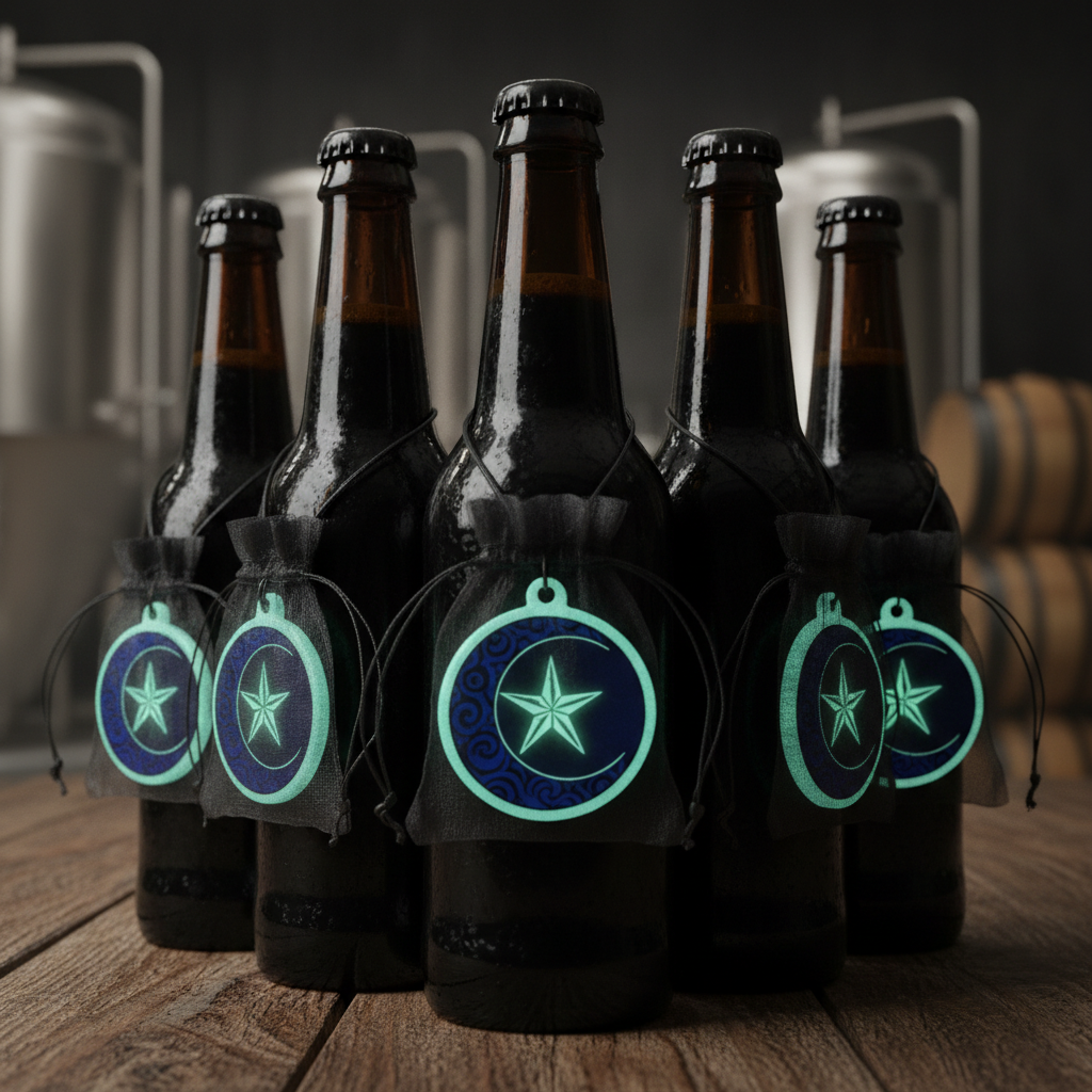 How Brewer Solves Neck Tag with 2" Glow-in-the-Dark Acrylic | StickerGorillas Factory Direct
