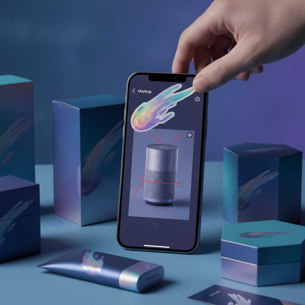 How to Add a Sticker to a Photo on iPhone Without Losing Your Brand's Color | StickerGorillas Factory Direct