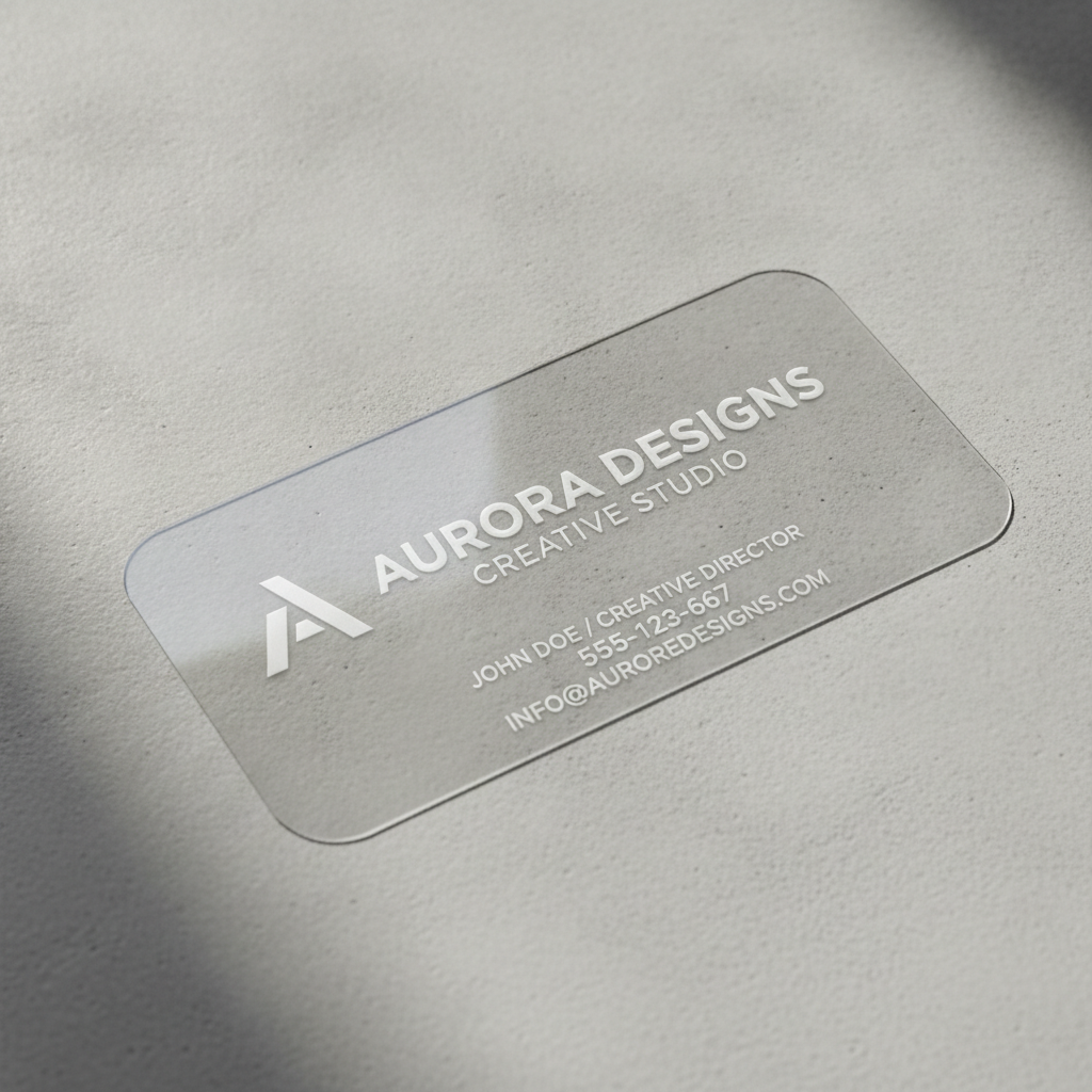 Mastering Transparency: The StickerGorillas Guide to Unforgettable Business Cards | StickerGorillas Factory Direct