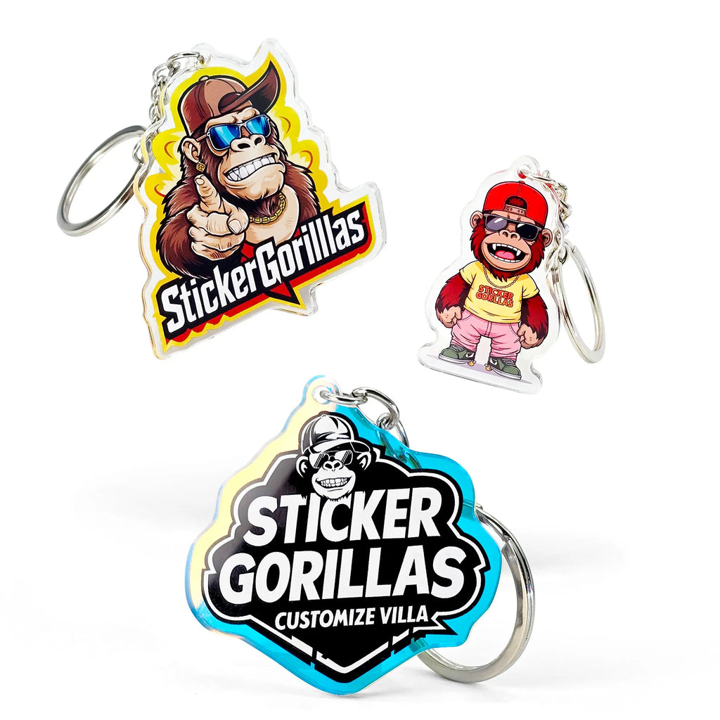 Sticker Keychain Custom Acrylic Keychains (Bulk Price & Free Digital Proof ...