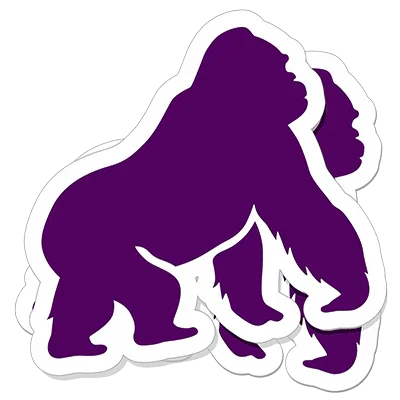 A pile of custom die cut vinyl stickers with clean white borders, showing premium matte and glossy finishes.