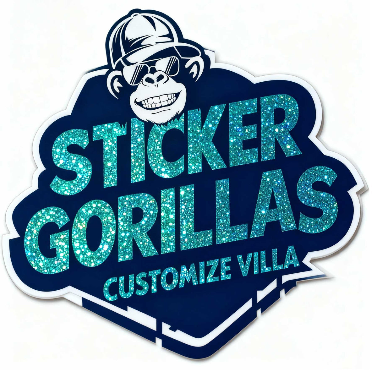 Glitary Sticker Custom Glitter Stickers | Premium Sparkly Vinyl Decals – StickerGorillas