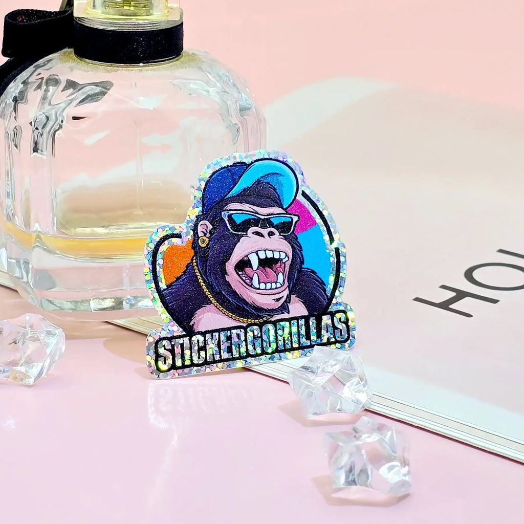 Glitary Sticker Custom Glitter Stickers | Premium Sparkly Vinyl Decals – StickerGorillas