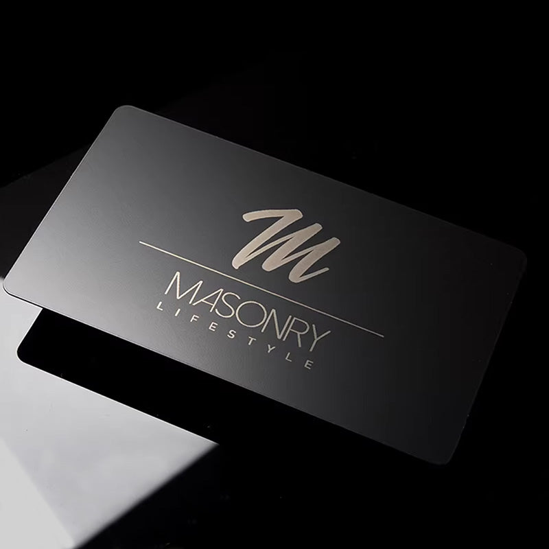 The back side of an opaque matte PVC business card showcasing high-resolution double-sided printing.