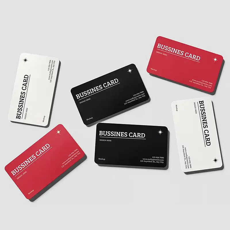 Elegant rounded edge business card