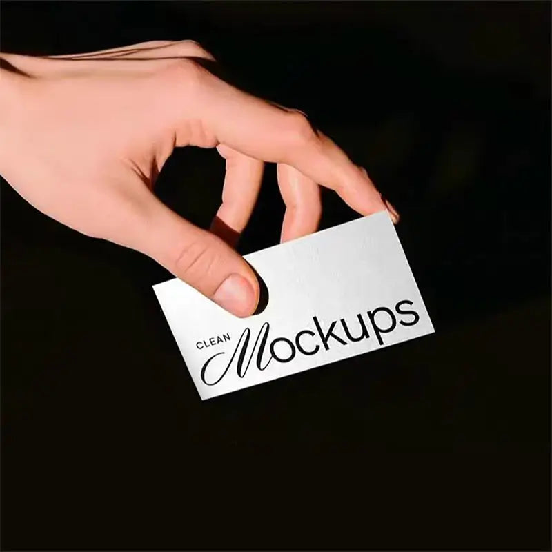 Classic square cut business card