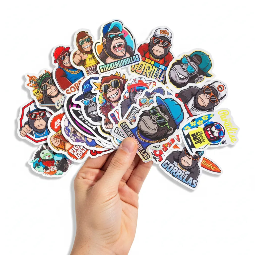 Sample Available Sticker $1 Sticker Sample Pack | 25 Custom Matte Vinyl Stickers – StickerGorillas