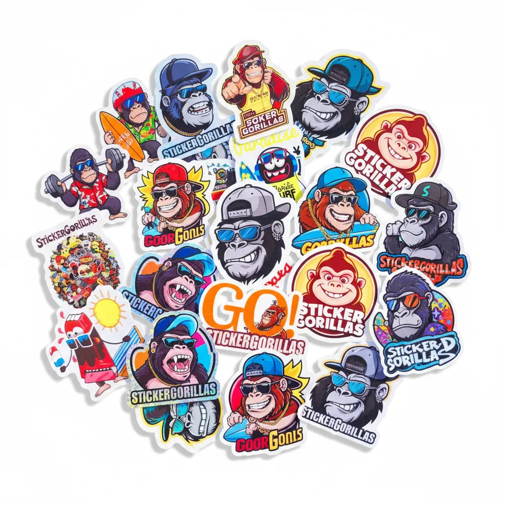 Sample Available Sticker $1 Sticker Sample Pack | 25 Custom Matte Vinyl Stickers – StickerGorillas